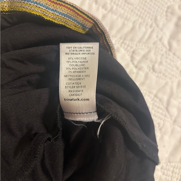 Trina Turk Multicolor Striped Wide-Leg Pants size 8 - Picture 4 of 9